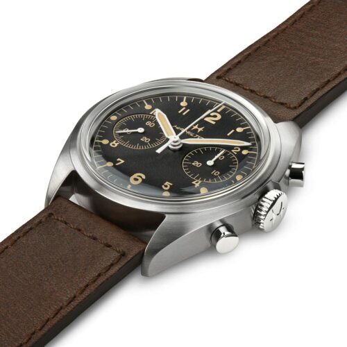 Khaki Aviation Pilot Pioneer Mechanical Chrono